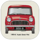 Austin Seven Mini 1959-61 Coaster 1